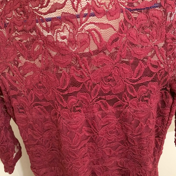 Woman’s dress, lace fit & flare dress, mini dress - Picture 5 of 6